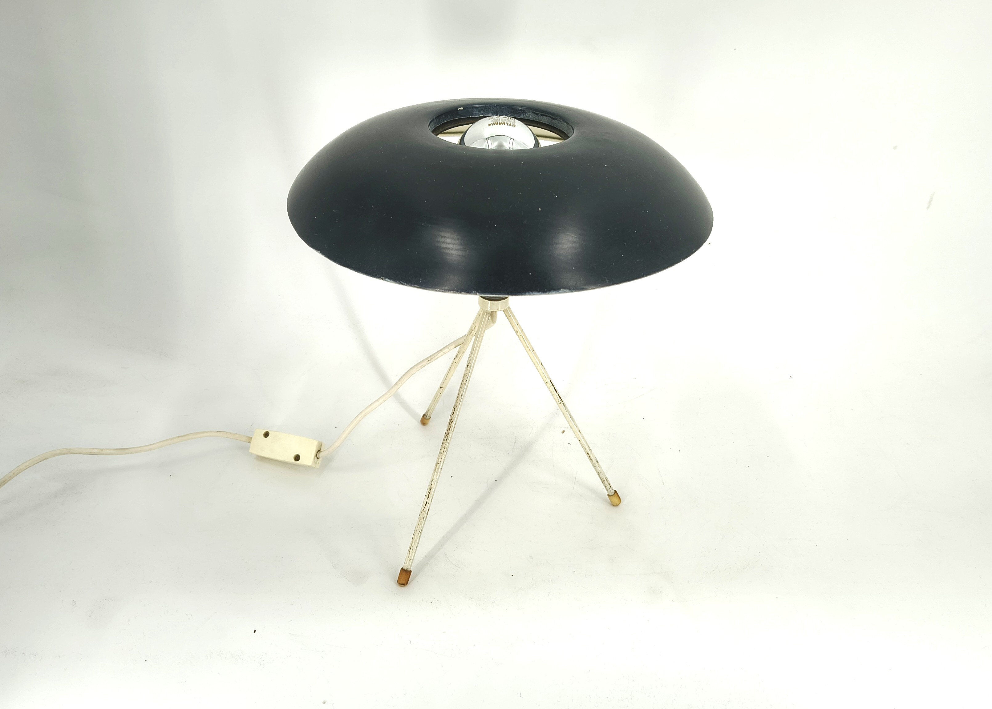 Very rare desk lamp by Louis Kalff for Philips, 1950s