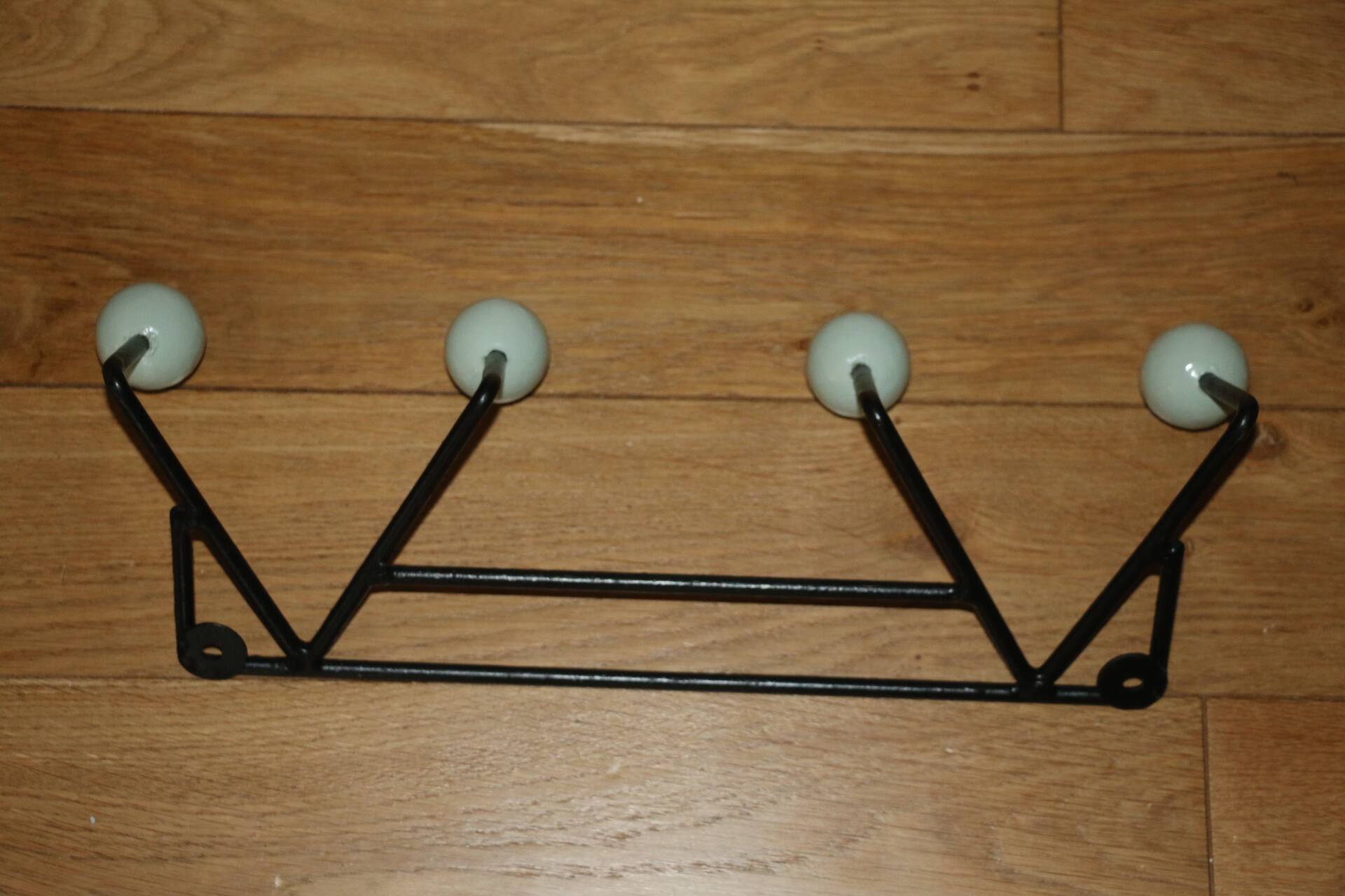 Patère 4 boules vert