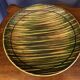 Large ceramic dish from the 60s vintage green and yellow tones st clement earthenware