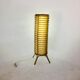 Floor lamp in rattan and japanese paper