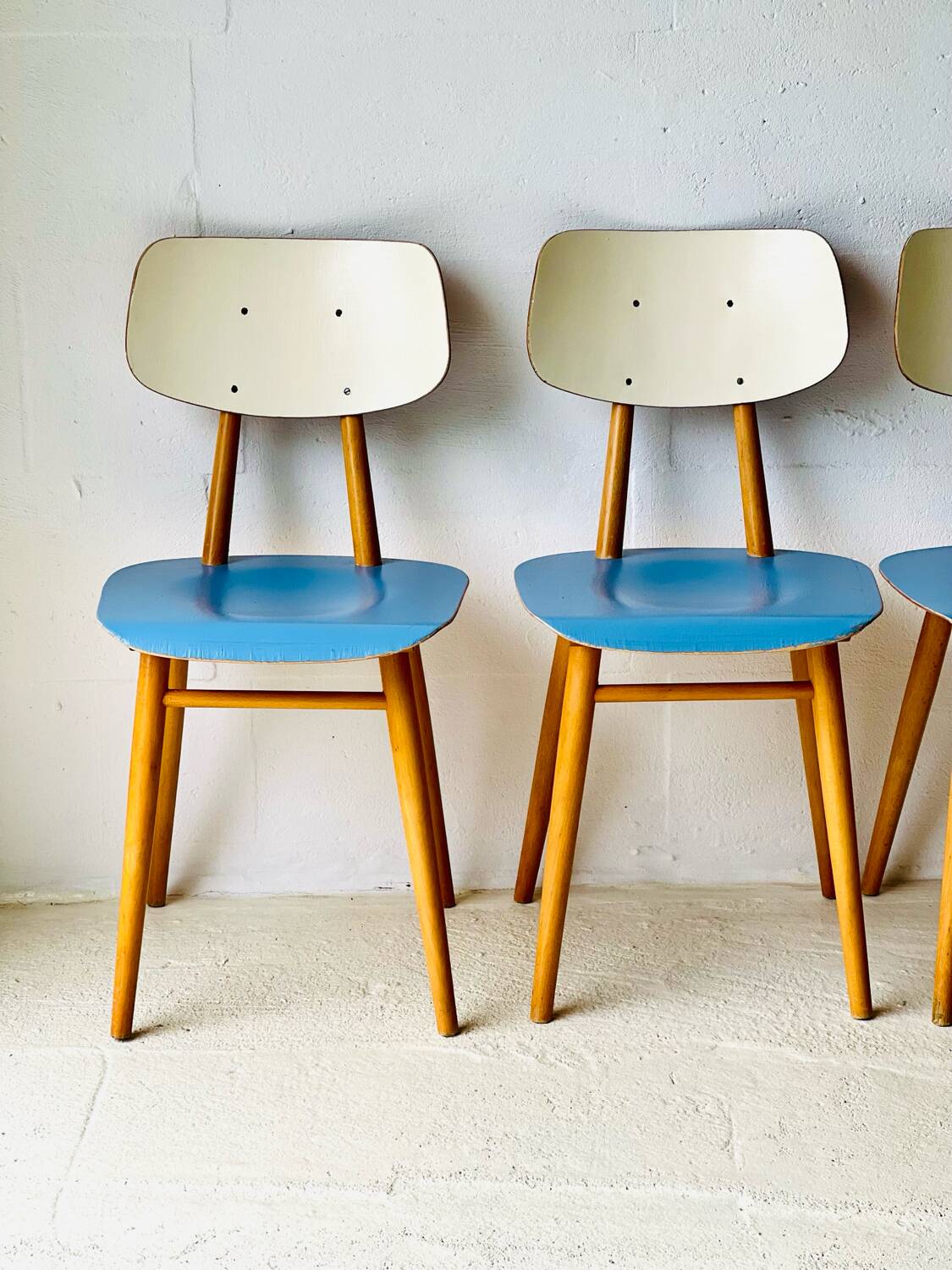 Vintage chairs from ton, set of 4