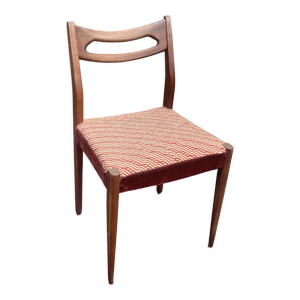 Chaise scandinave en - marron