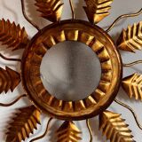 Mid Century Sunburst Wall scone Ceiling light