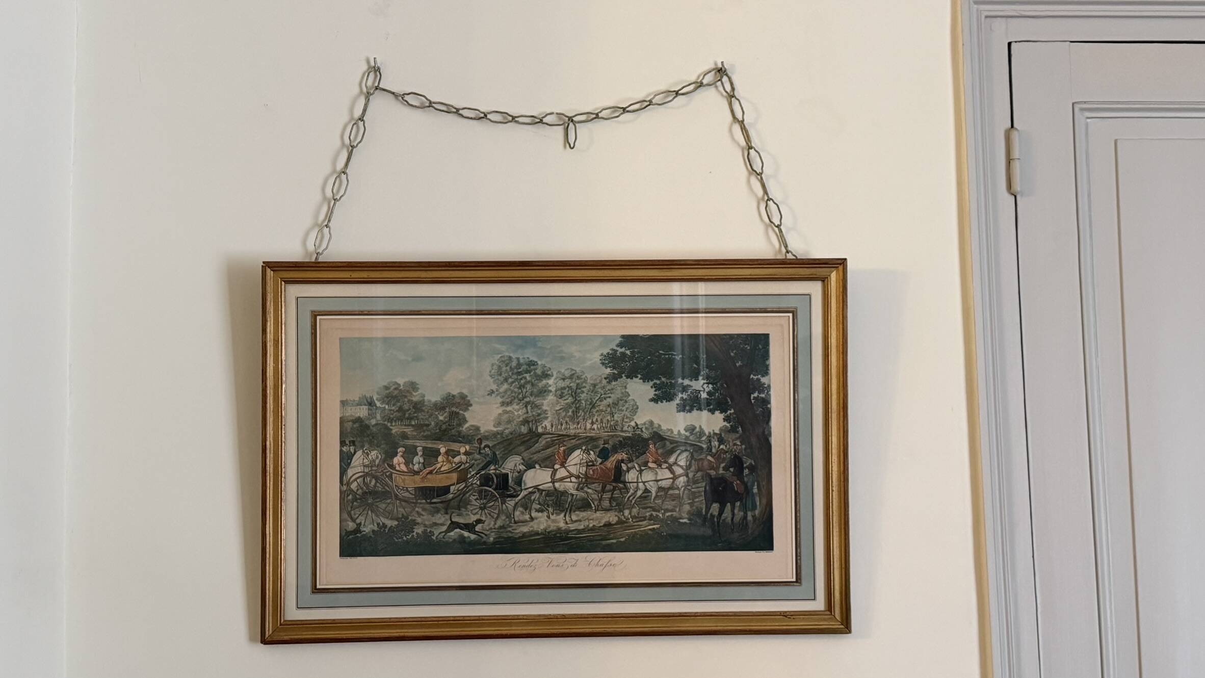 Framed print 'Hunting Rendezvous'
