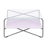 Table basse lilas