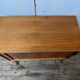 Bar meuble tv hifi à rideau vintage 1950/1960