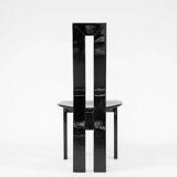 Set of 4 postmodern chairs by Pietro Constantini - Italy 1980s