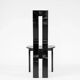 Set of 4 postmodern chairs by Pietro Constantini - Italy 1980s