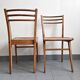 Suite de 4 chaises bistrot Luterma 1950 vintage