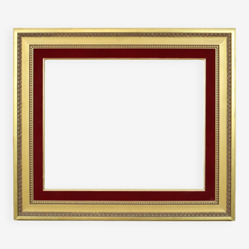 Classic Gold Wooden Frame Ribbon Baroque Style France 55x64cm