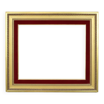 Classic Gold Wooden Frame Ribbon Baroque Style France 55x64cm