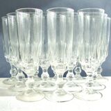 Set of 12 glasses champagne flutes, 1940