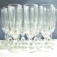 Set de 12 verres flûtes à champagne, 1940