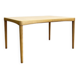 Mid-Century Modern Extendable Dining Table in Oak Wood by H.W. Klein for Bramin, 1960