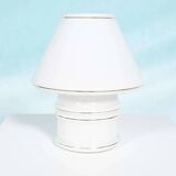 Vintage glass table lamp from the 70s, space age mushroom.