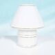 Vintage glass table lamp from the 70s, space age mushroom.