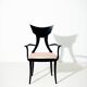 Fauteuil à oreilles italien de Pietro Constantini des années 1980