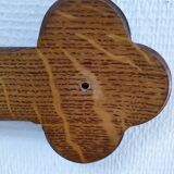 Vintage solid wood coat rack hat rack