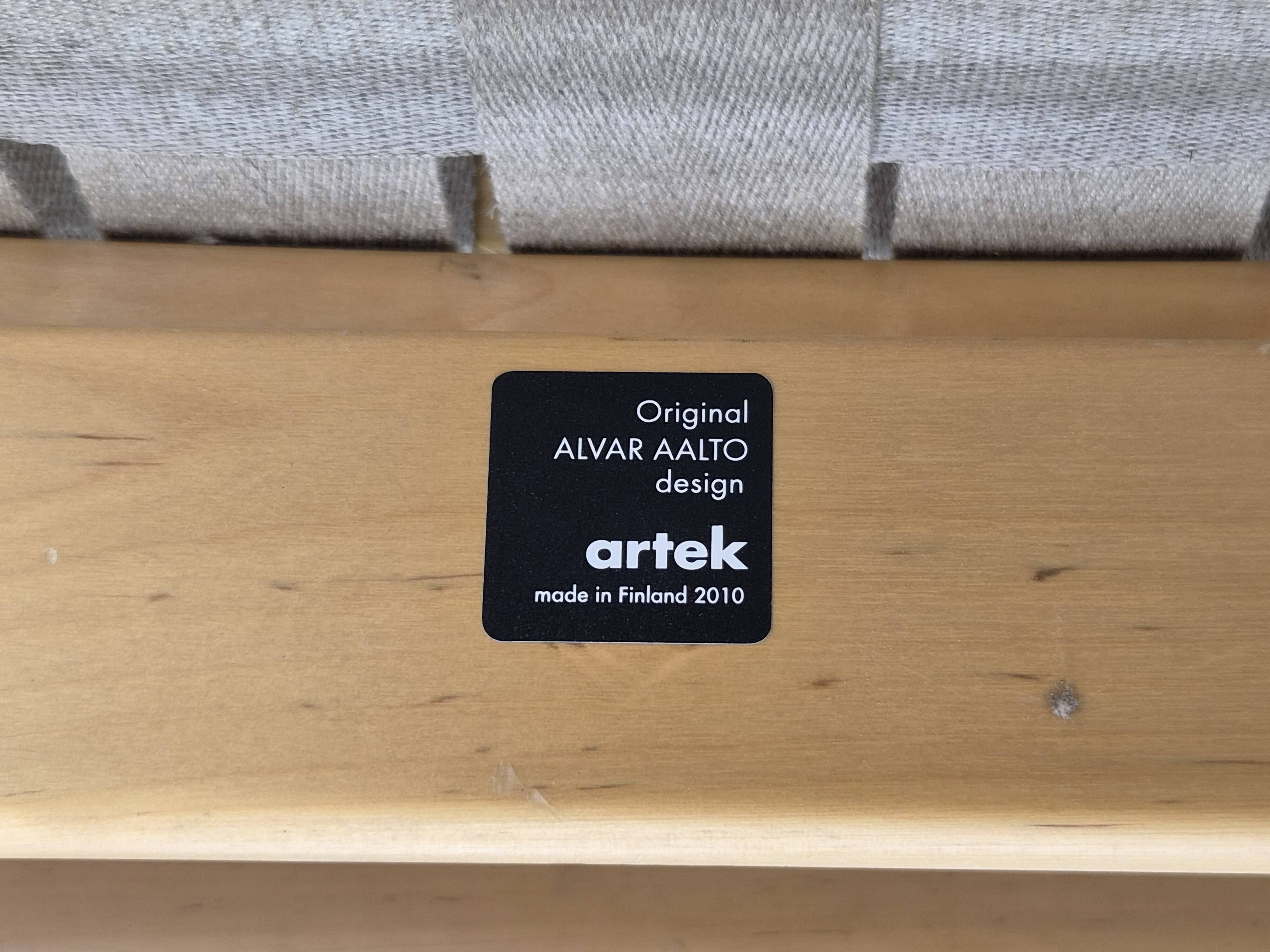 Model 45 Lounge Chairs by Alvar Aalto for Artek, 1970s, Set of 4