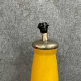 40s pair of enamelled ceramic conical lamps