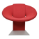 Chaise longue sculpturale contemporaine extrêmement rare, Italie, années 1990