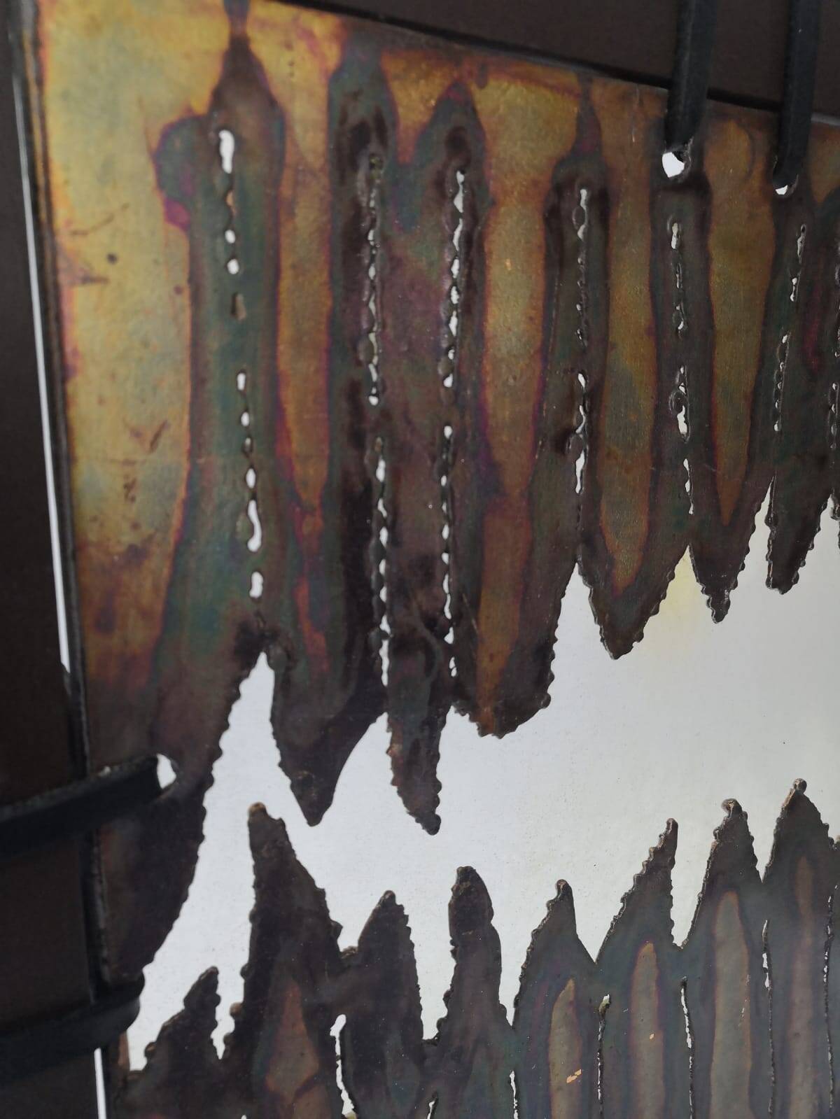 Paire d'appliques murales brutalistes de Ravi Sing pour Lightworks, années 1980