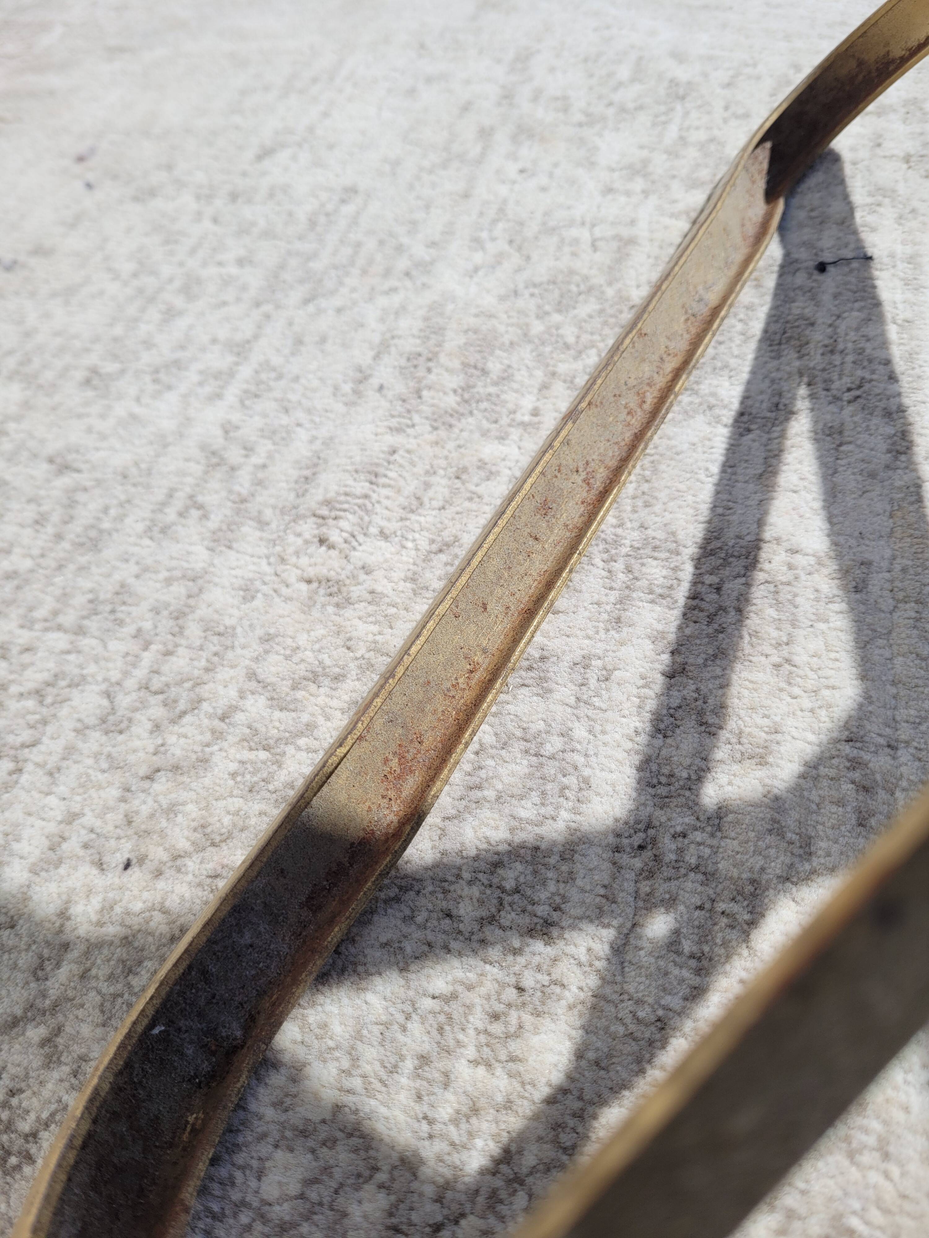 Golden folding opera chair