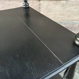 Napoleon III style blackened wood bookcase