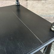 Napoleon III style blackened wood bookcase