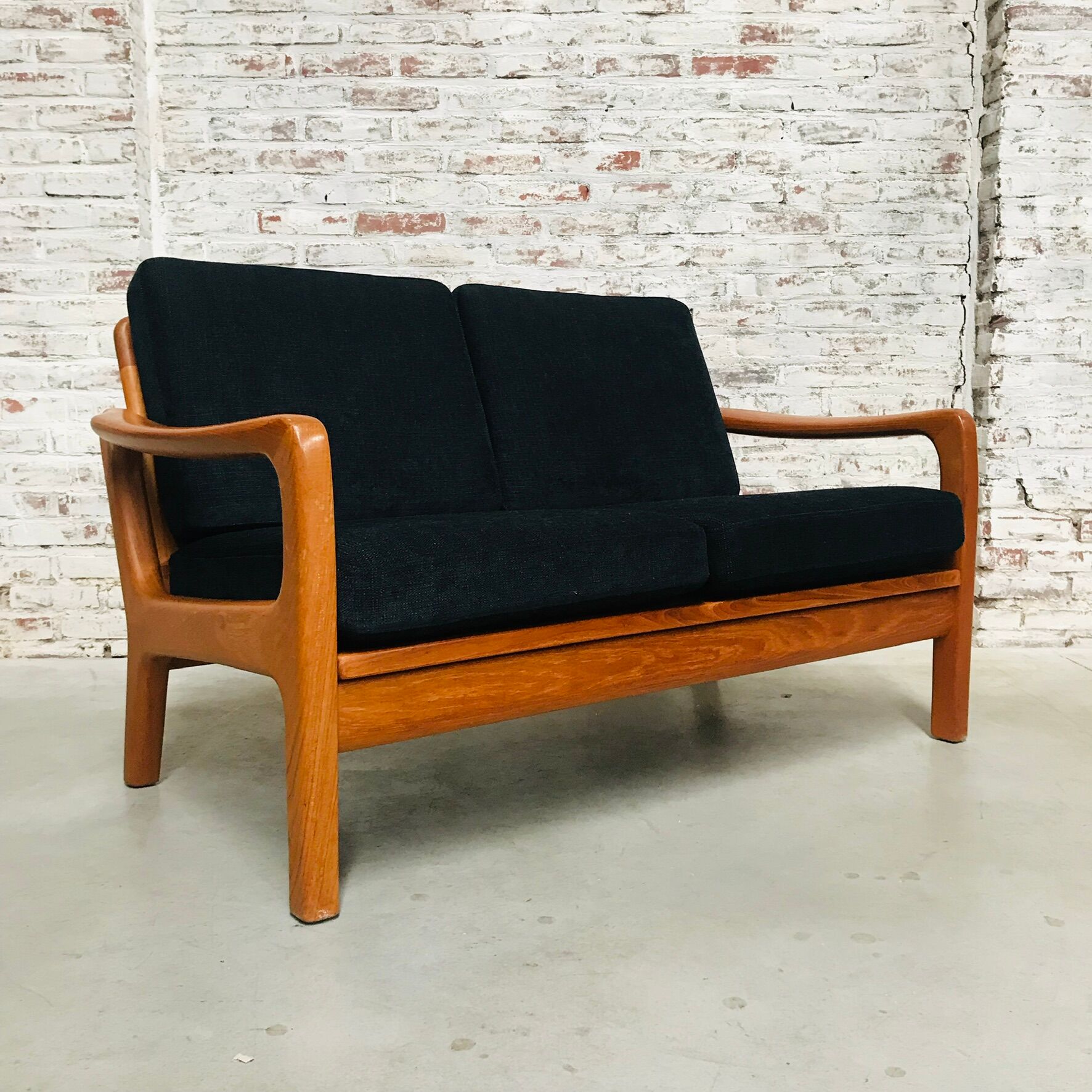 Vintage teak sofa par Juul Kristensen pour JK Danemark, des années 1970