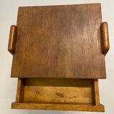 Oak bedside foot compass