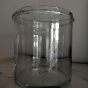 Blown glass jar