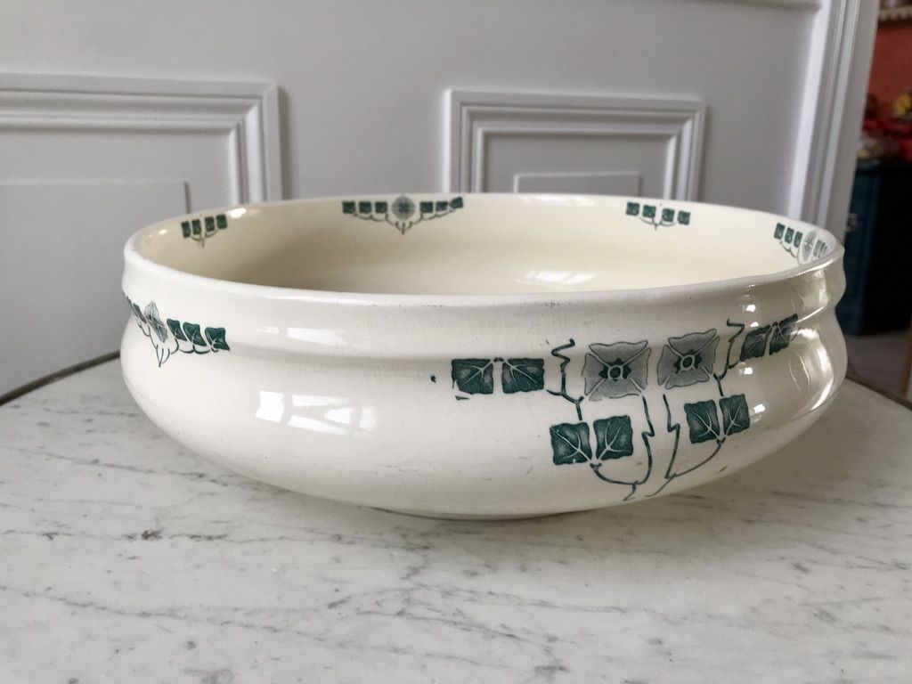 Toilet service in Iron Earth patterned "Brazza" 30-40s