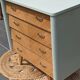 Commode scandinave pieds compas