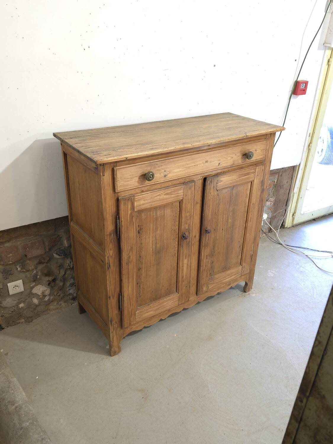 19th century pine sideboard