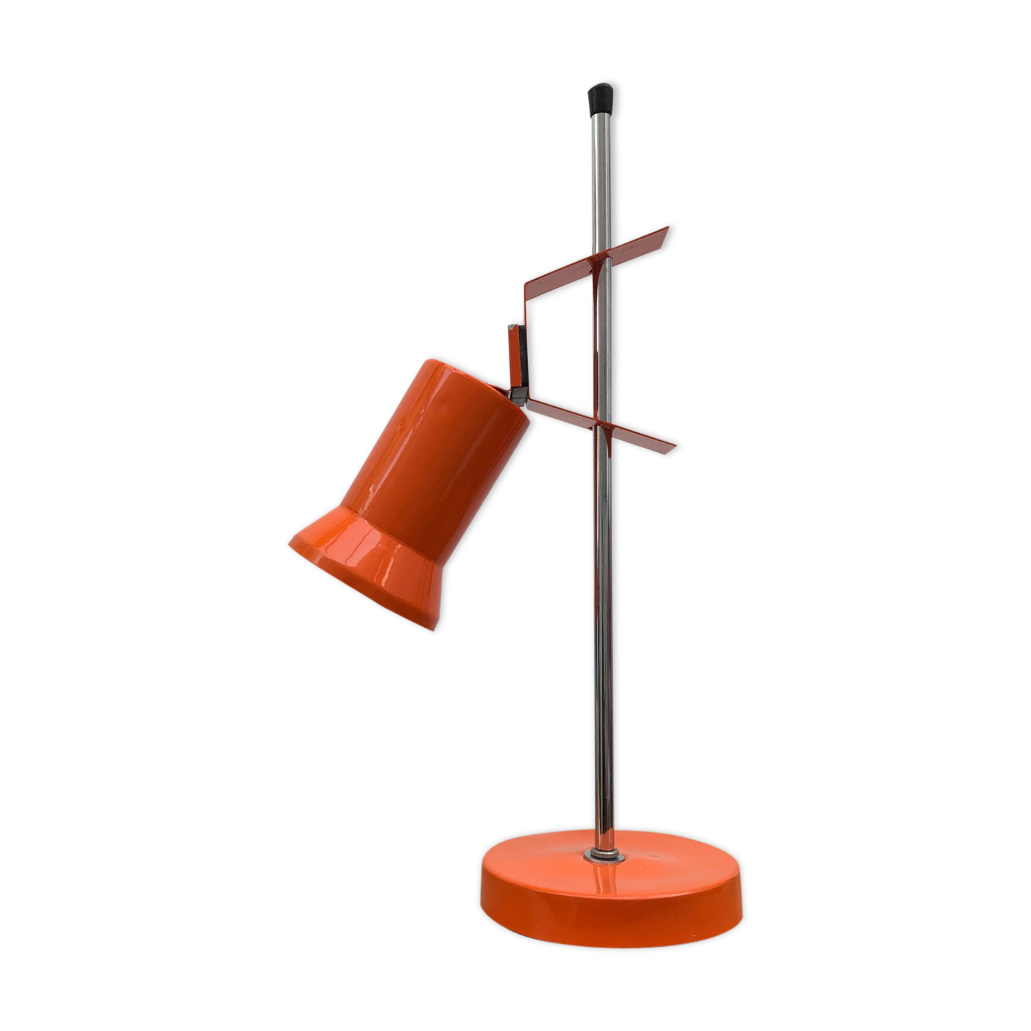 Orange office lamp