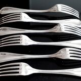 Christofle / 18-piece set, silver-plated metal spatours model