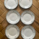 Set of 6 flat plates Saint Amand