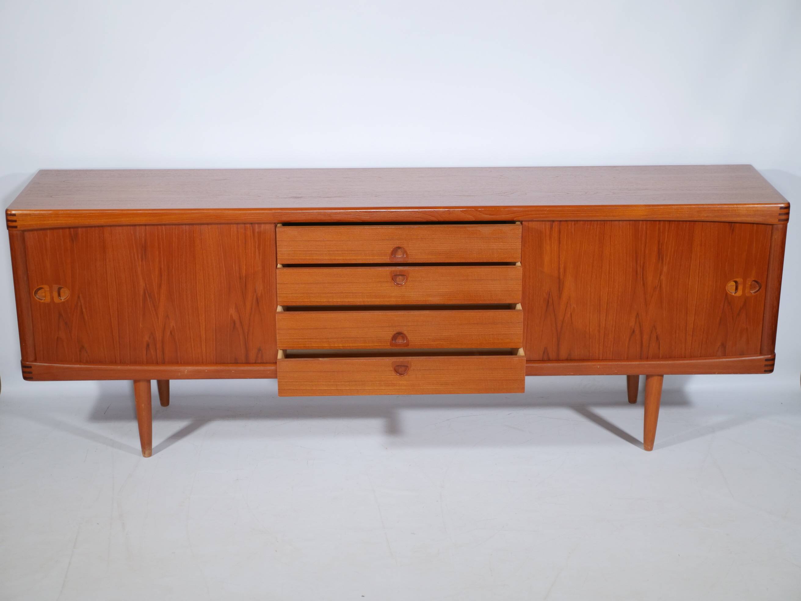 Danish teak sideboard by HW Klein for Bramin, 1960s