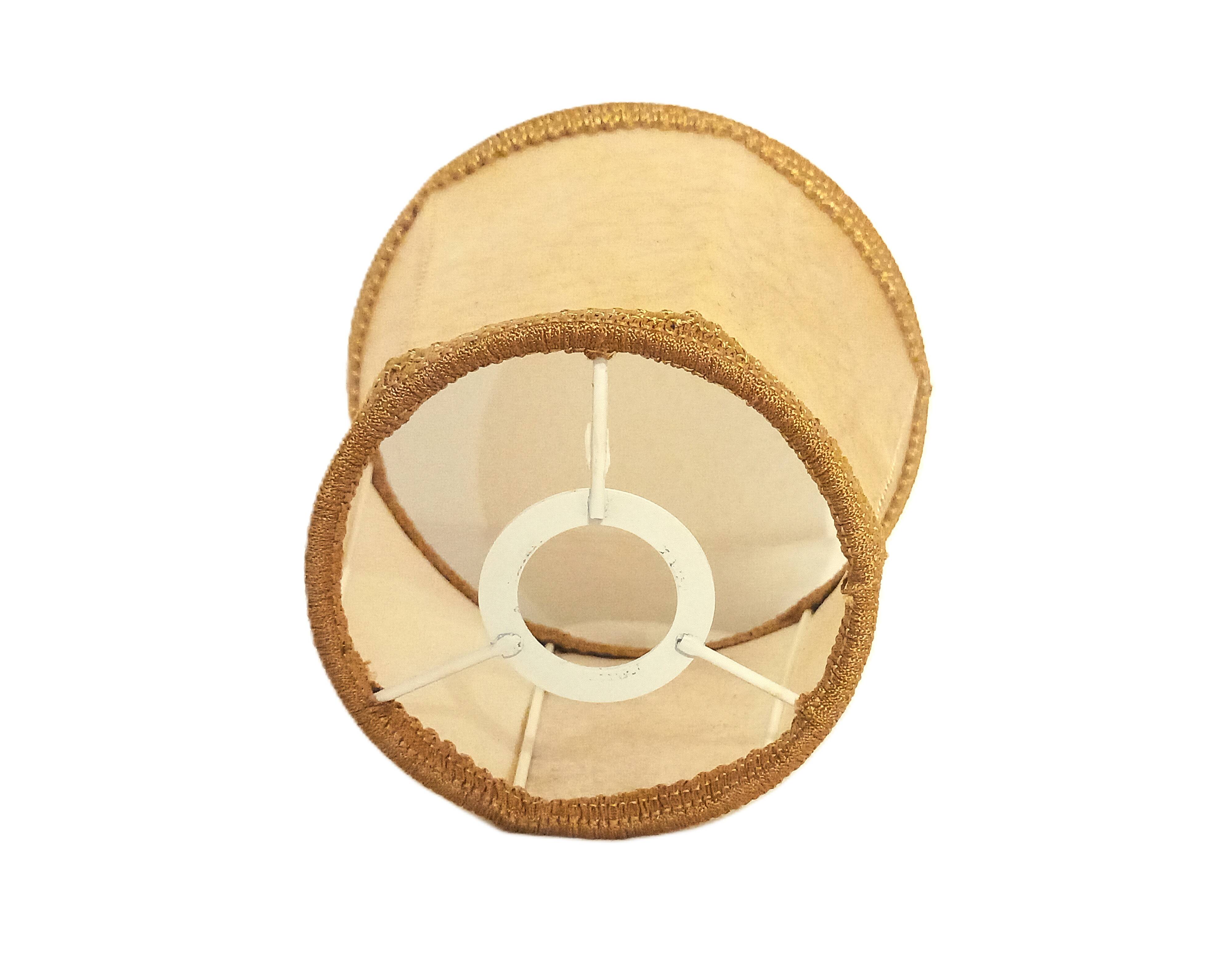 Antique lampshade in stretched parchment