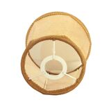 Antique lampshade in stretched parchment