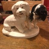 Rare pair of porcelain dogs from Czechoslovakia