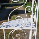 Wrought iron garden corner corner 1900