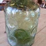 Antique green carafe