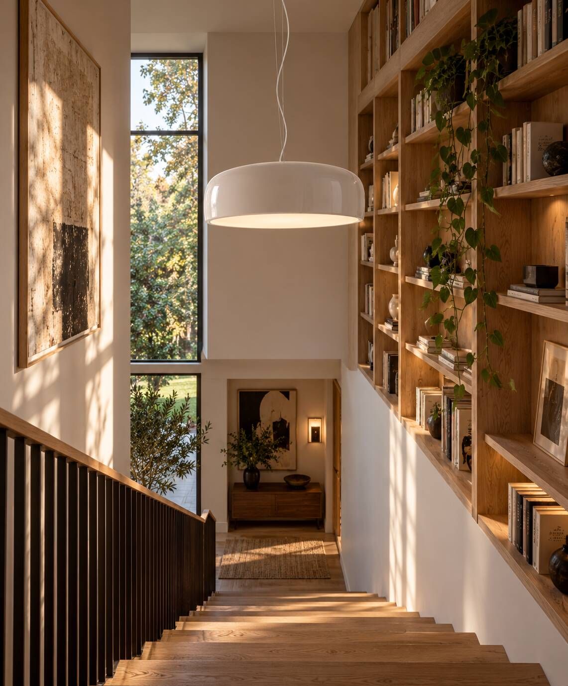 Suspension Smithfield S by Flos, designed by Jasper Morrison.