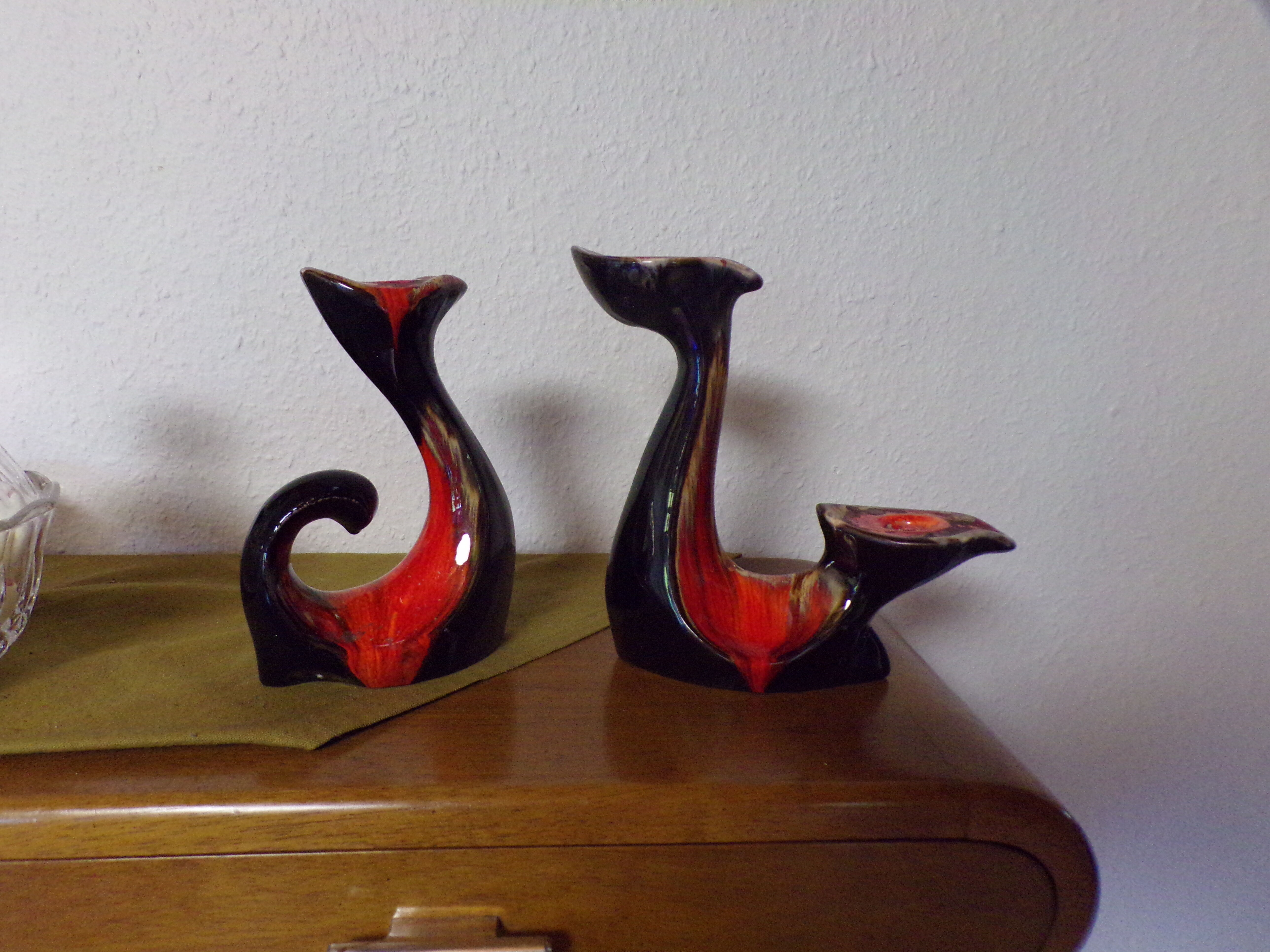 Triple candle holders 60s