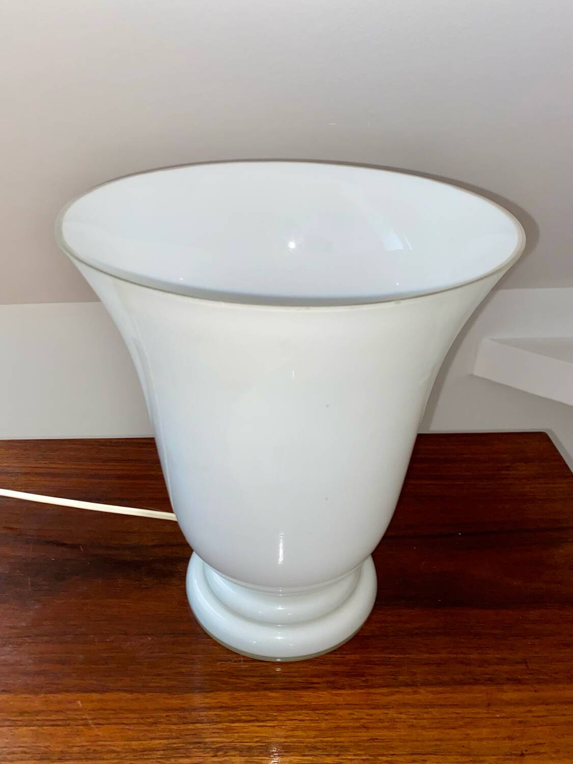 Opaline Lamp Art Deco Tulip CVV Vianne