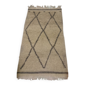 Tapis béni ouarin fait a main traditionnelle taille 100 x 150 cm
