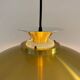 Lampe vintage danoise en or - pendentif multicouche