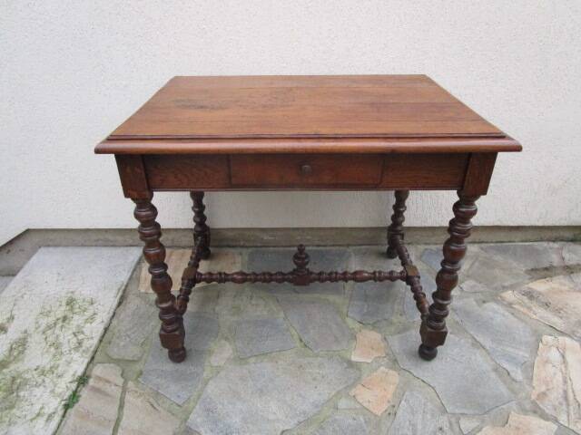 Antique oak desk